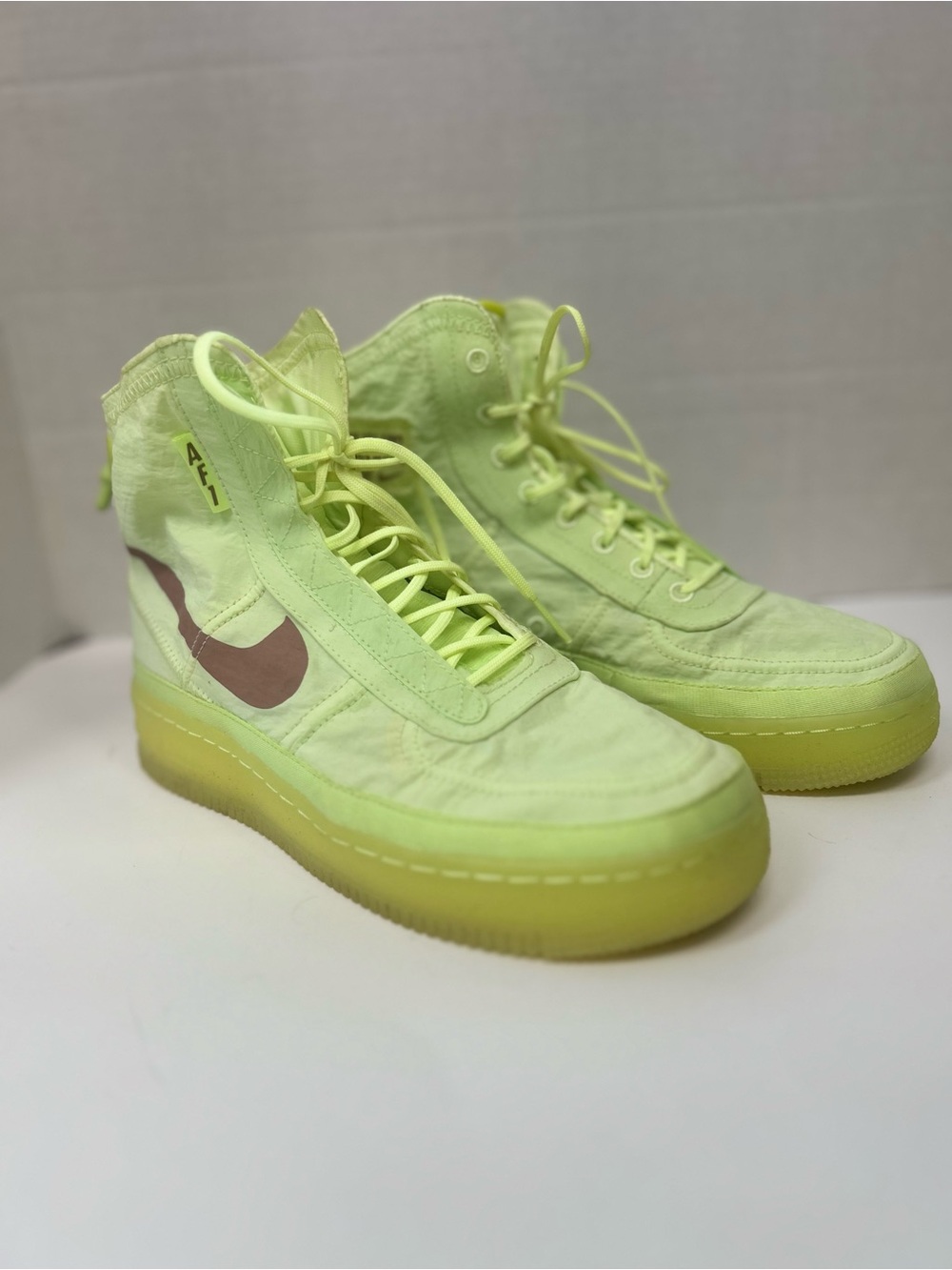 Nike Air Force 1 High Shell Volt Colorway Women’s 7.5